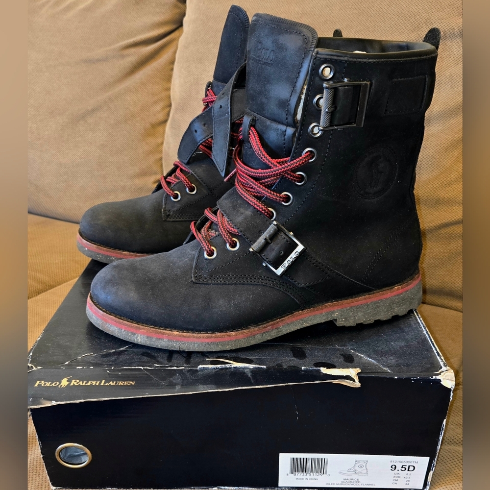 Polo by Ralph Lauren Maurice Black Men's Boots